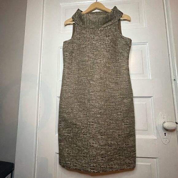 Michael Kors Cowl Neck Sleeveless Dress Size 4 - Picture 3 of 12